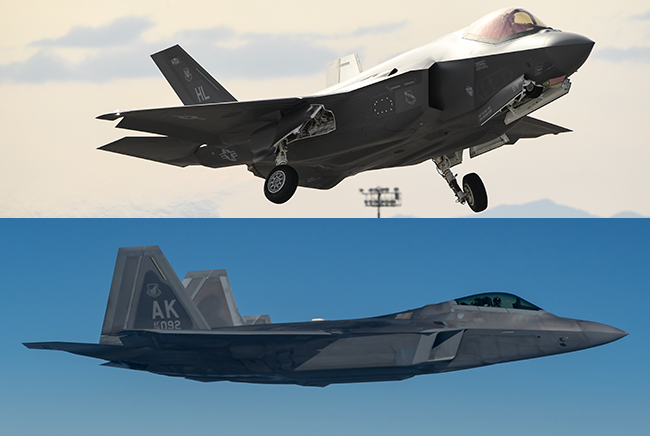 Number of F-35s Built for USAF Eclipses Number of F-22s | Air & Space ...