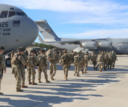 Immediate Response Force Paratroopers Deploy