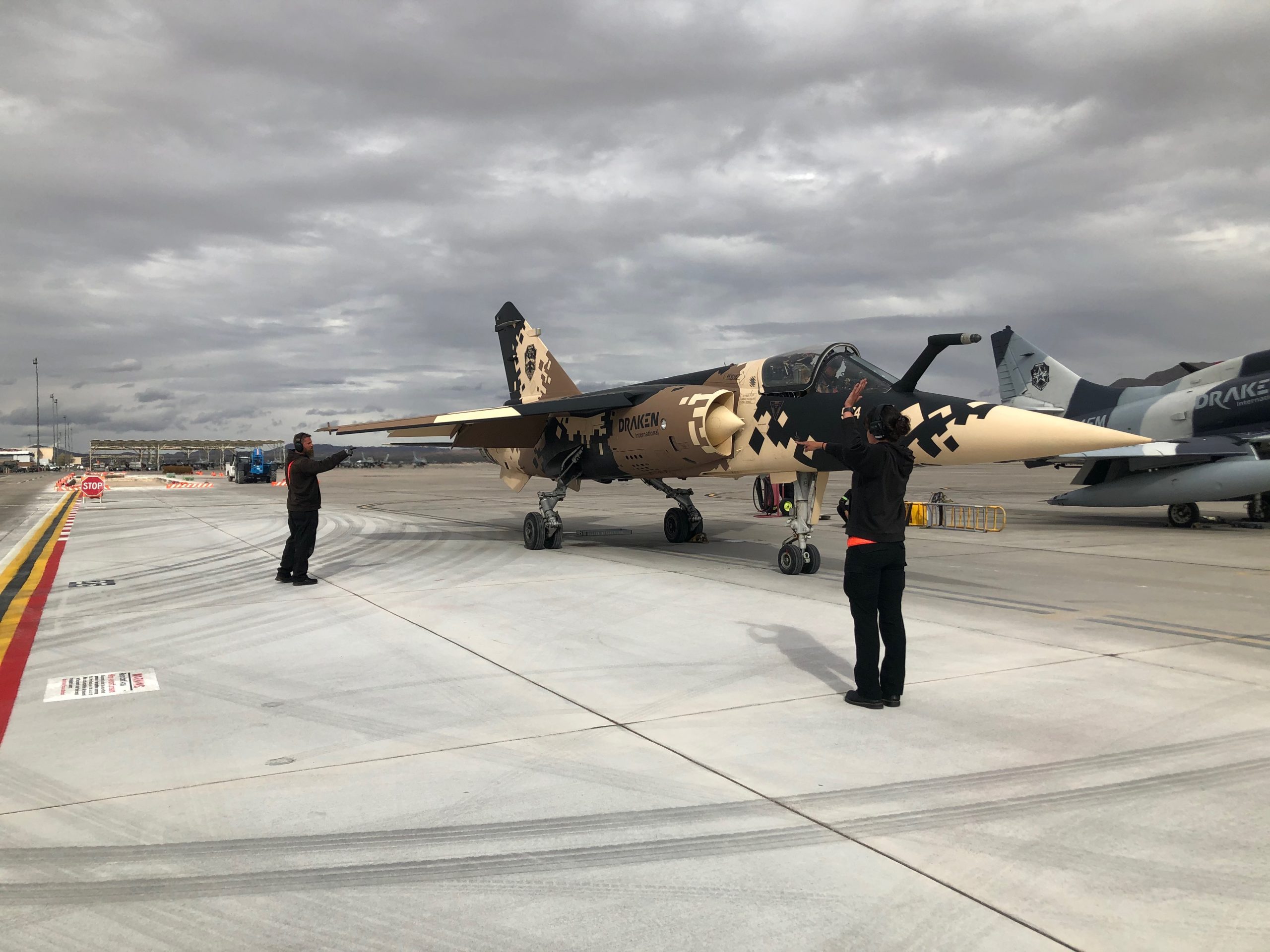 Contract Red Air Jet Crashes at Nellis, Killing Pilot