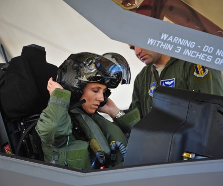 First female F-35 pilot begins training