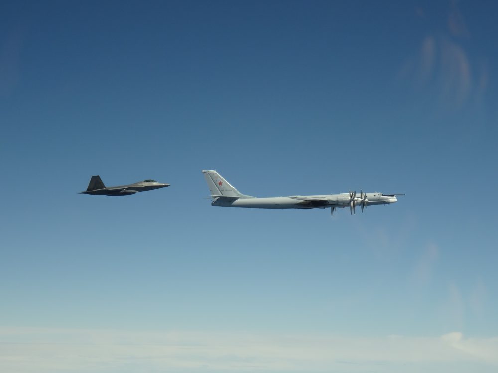 F-22s Intercept Russian Bomber Formations Near Alaska On Same Morning | Air & Space Forces Magazine