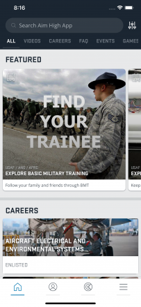 Air Force Recruiting Service Launches ‘Aim High’ App | Air & Space ...