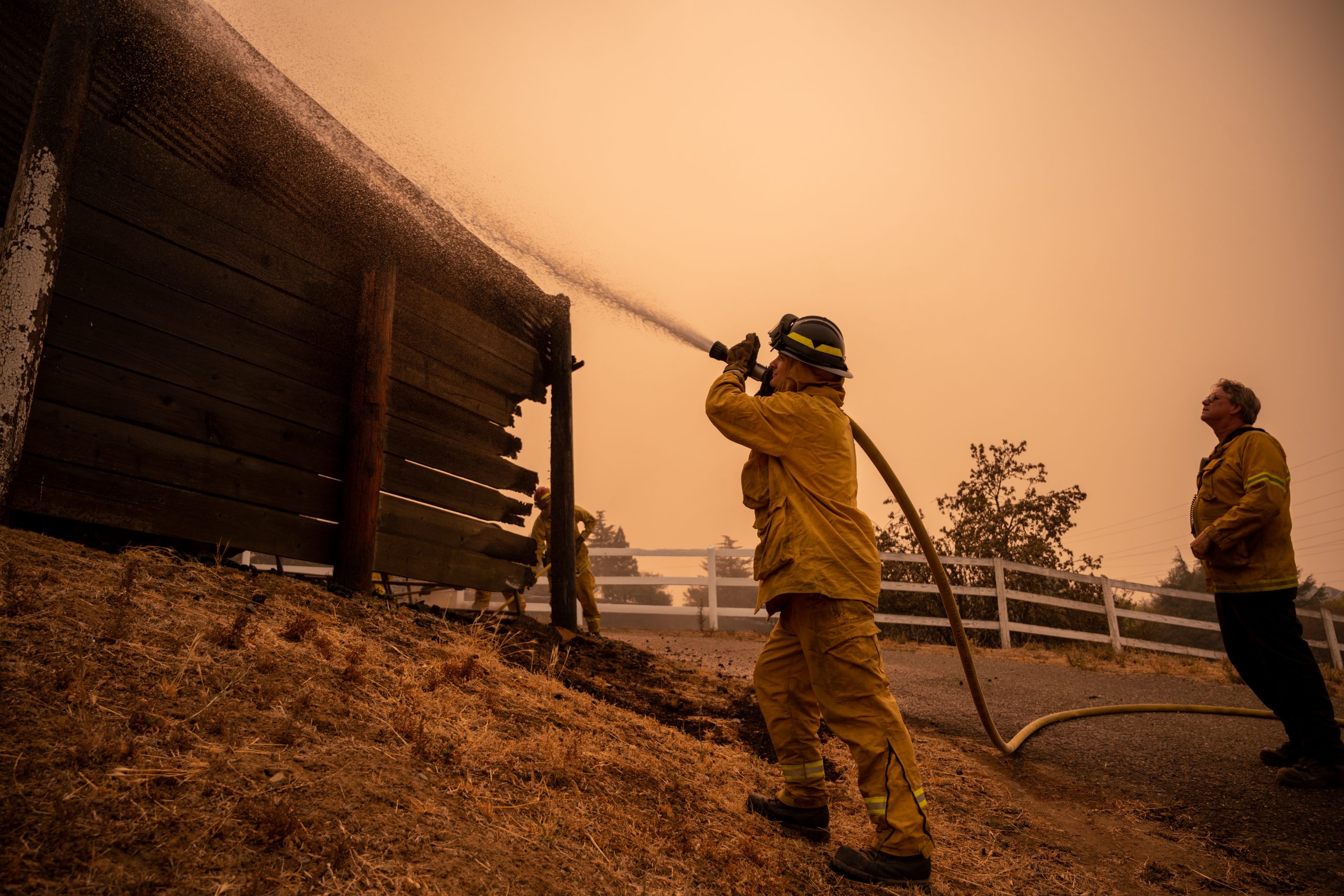 Guard Aircraft Watching California Fires as Blazes Continue to Spread