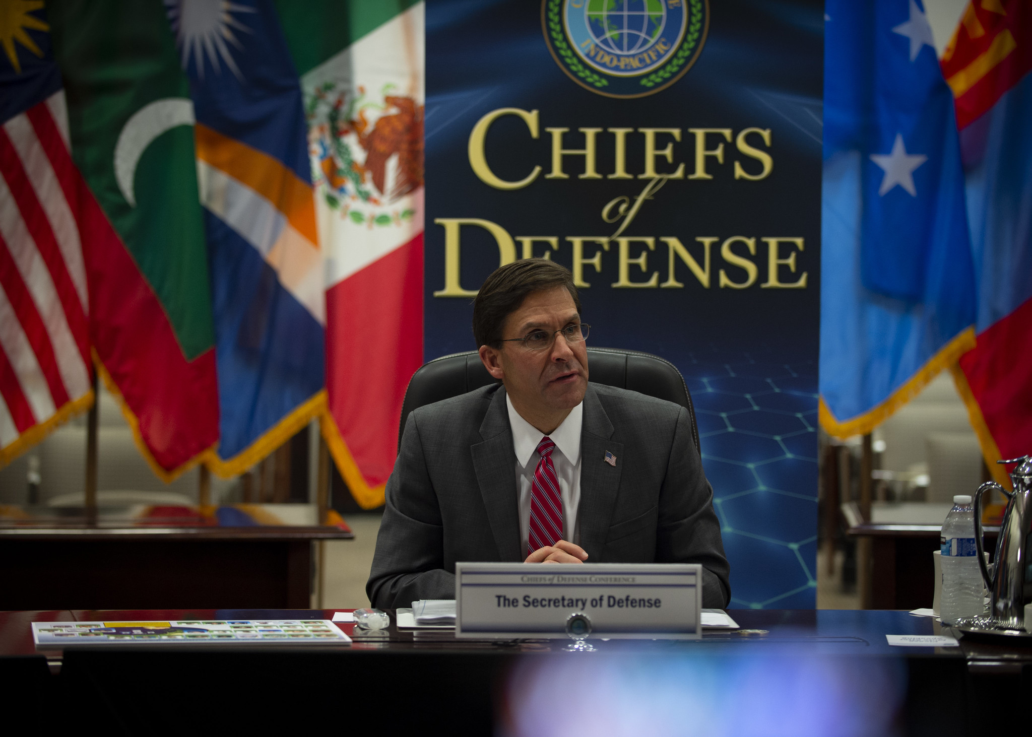 Esper Warns of China’s ‘Self-Serving’ Behavior During Pacific Trip