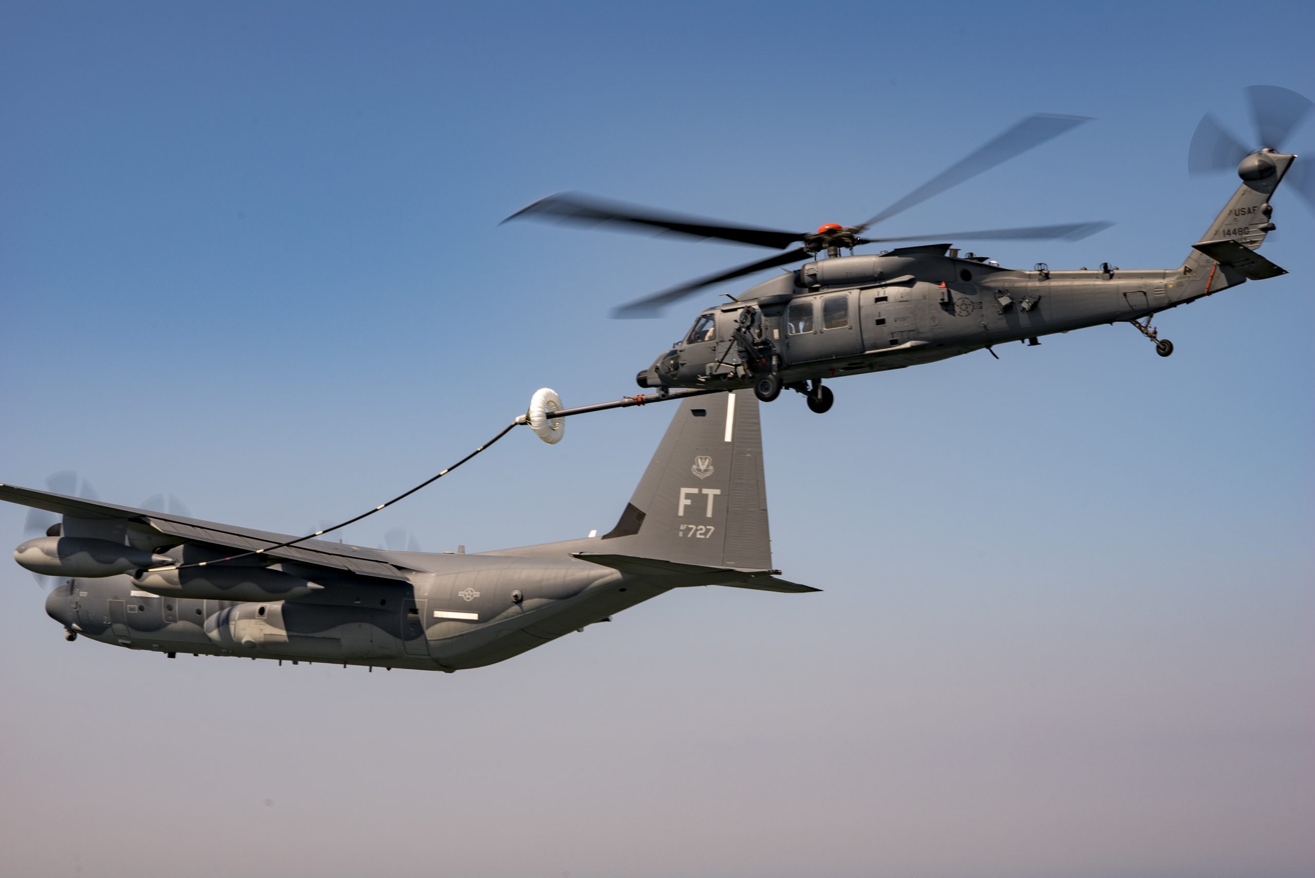 Jolly Green II Begins Aerial Refueling Tests