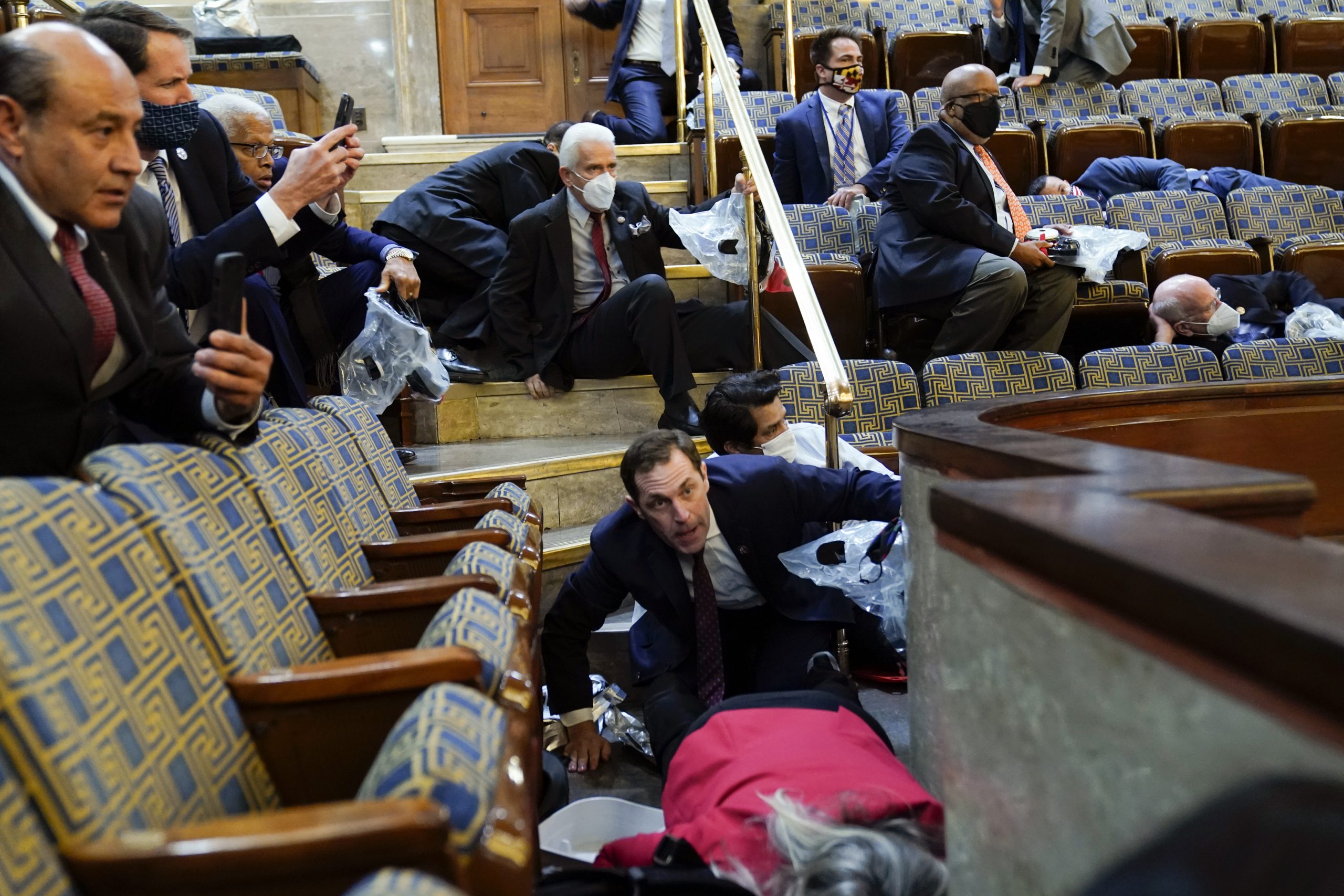 D.C., Virginia, Maryland Guard Personnel Responding to Chaos in Capitol