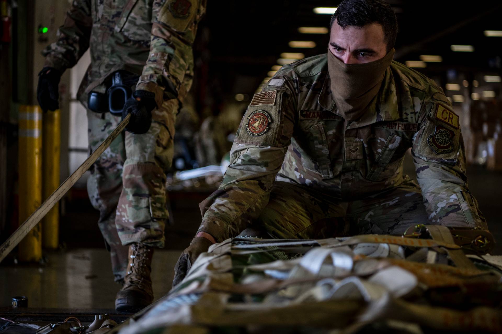 Travis C-5M Airlifts Coronavirus Aid to India