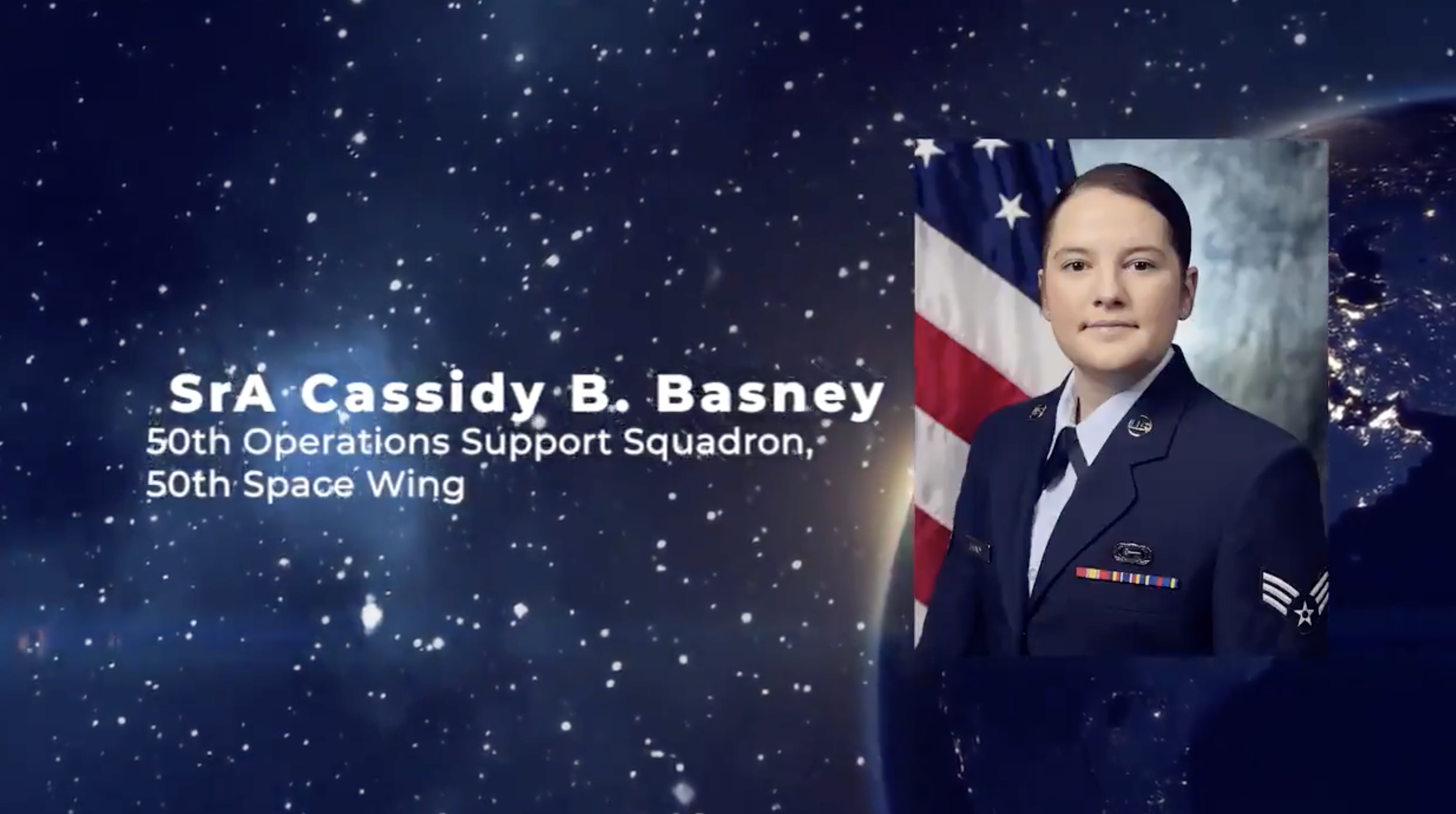 Outstanding: Meet Senior Airman Cassidy B. Basney