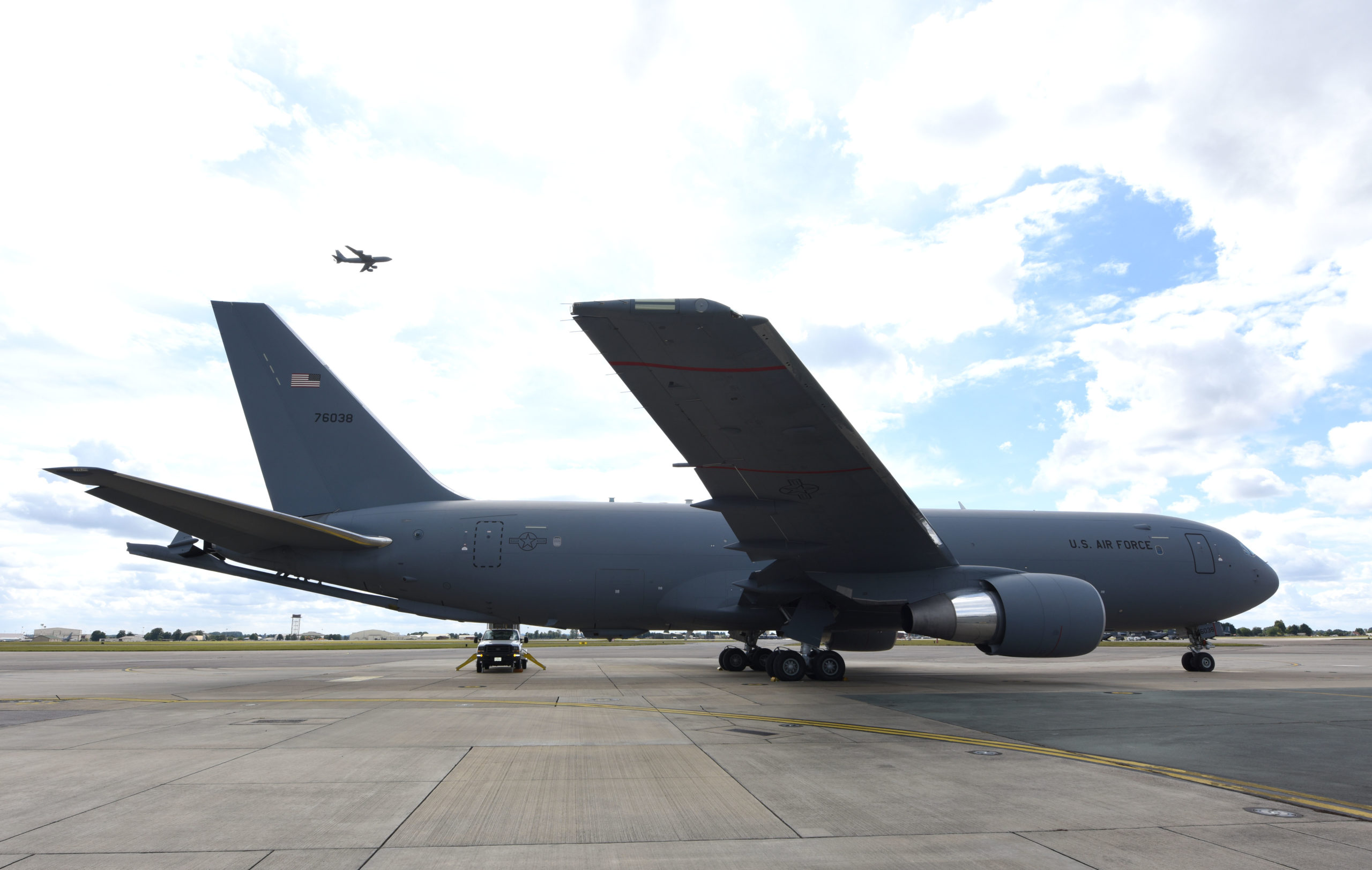 AMC Blocks Tail Flashes for Its KC-46s, Pushing Heritage Aside to Better Manage the Fleet