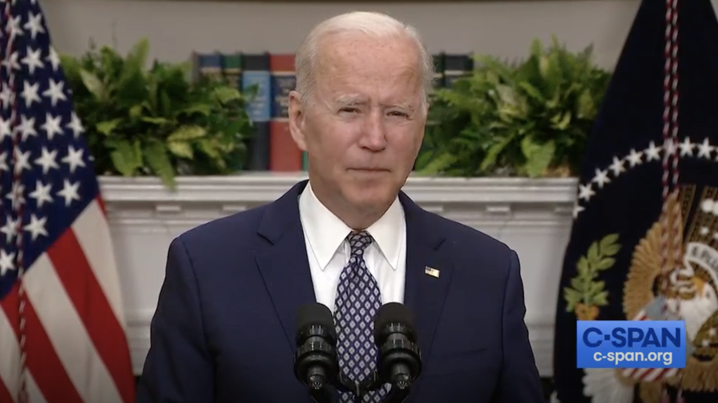 Biden: Withdrawal On Pace to Finish by Aug. 31, But DOD Drawing Up Plans if Extension Needed