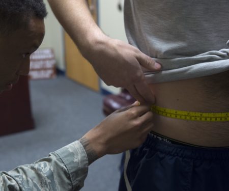 air force waist measurement tape test