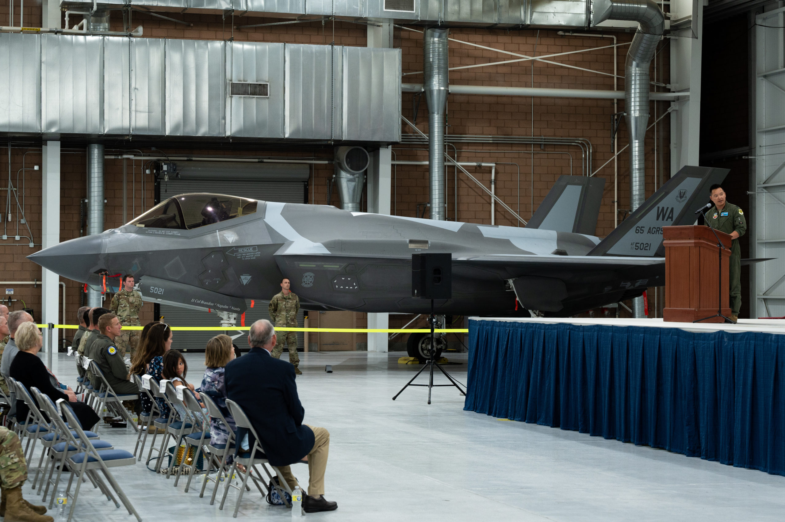 First-Ever F-35 Aggressor Squadron Stands Up at Nellis