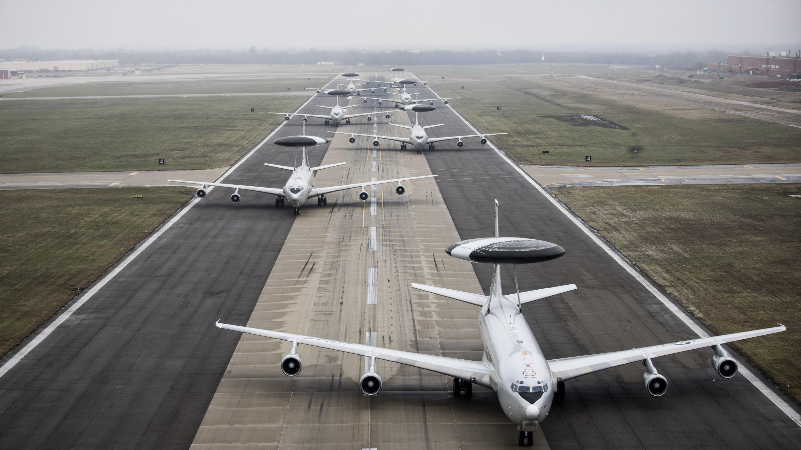 Tinker Air Force Base In Oklahoma Practices Weather Flush Conducts E 