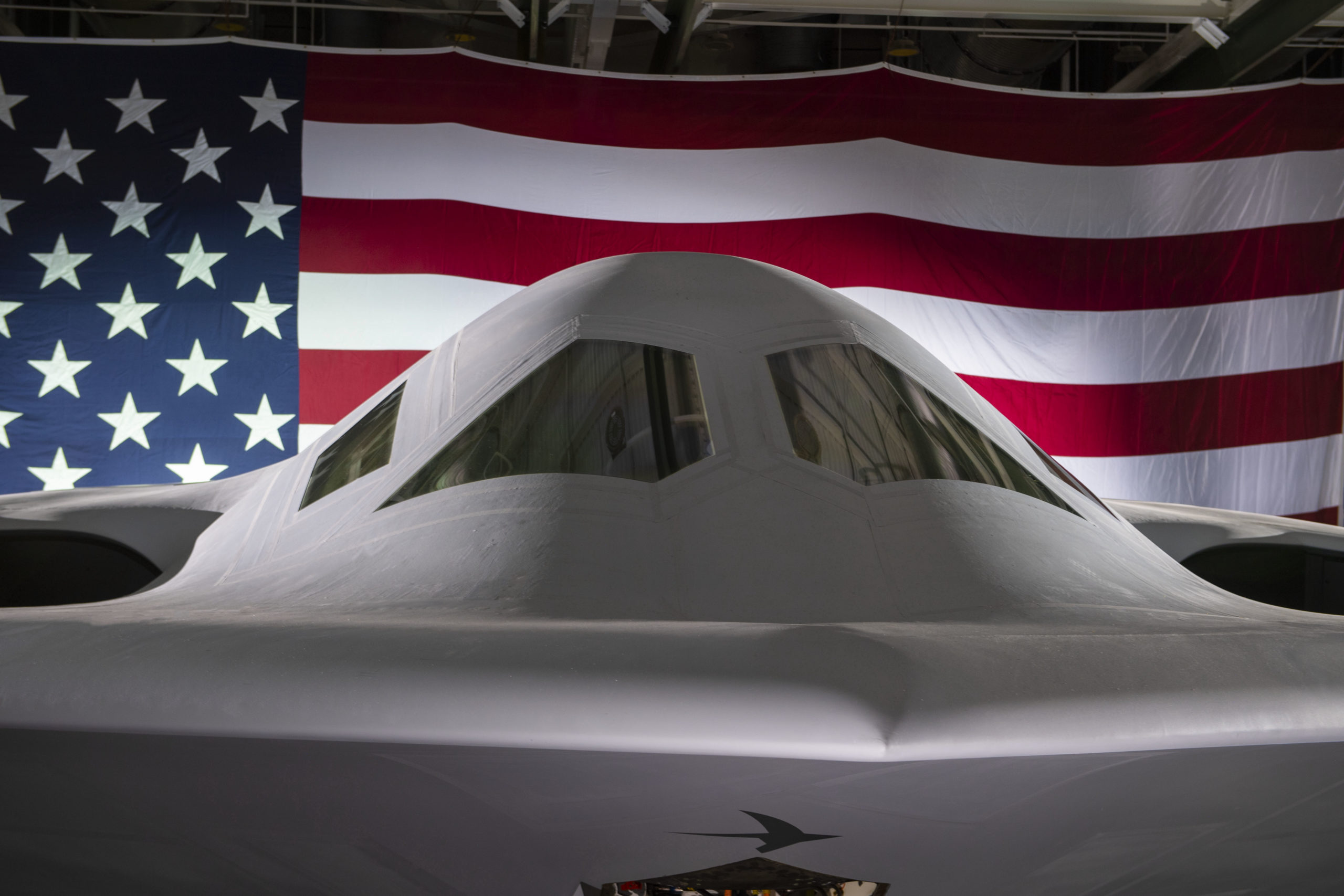 New Image of B-21 Bomber Tail Shows Different Exhausts and Rear Deck from B-2