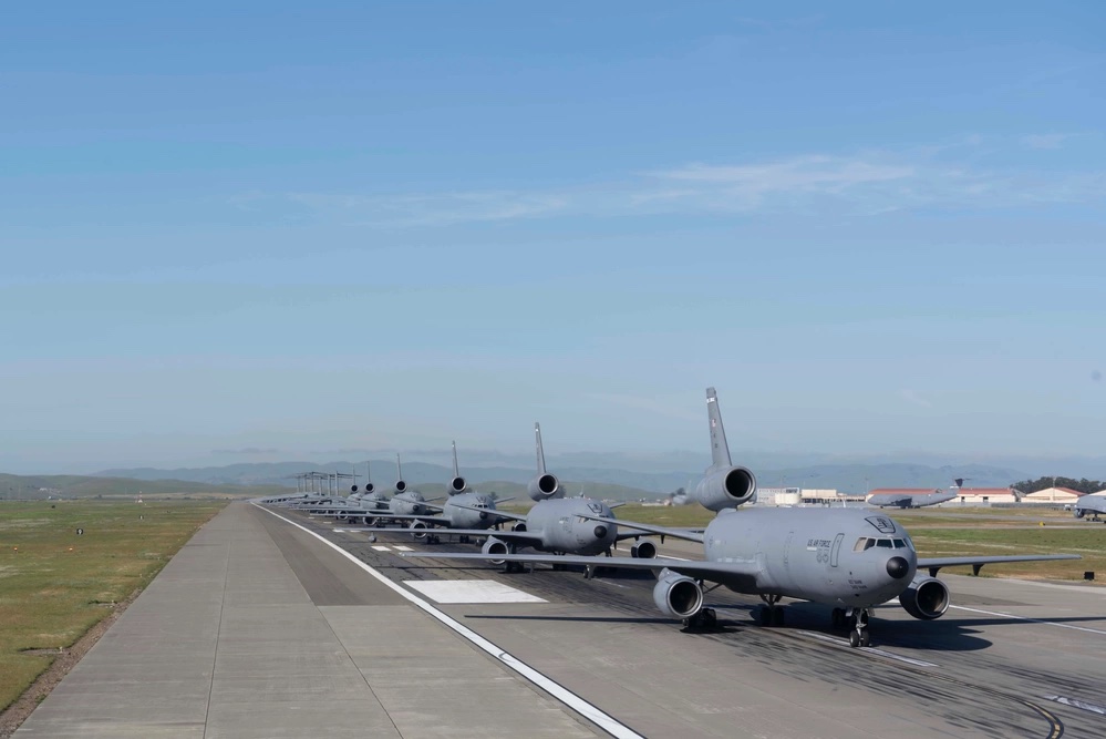 KC-10 Tankers Get Their Final Inspections at Travis Before Retirement