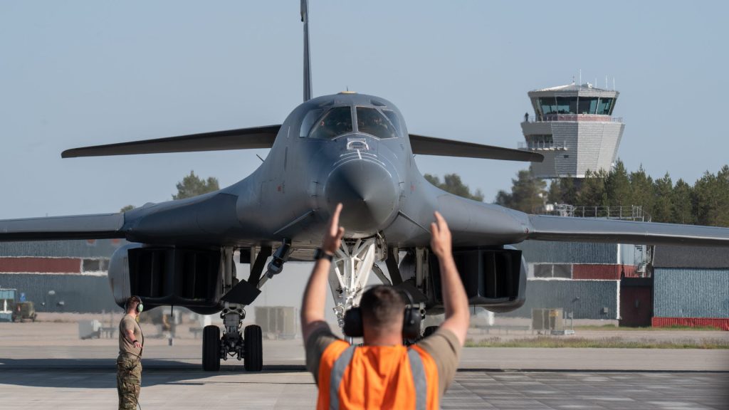 PHOTOS: US B-1 Bombers Land In Sweden For First Time