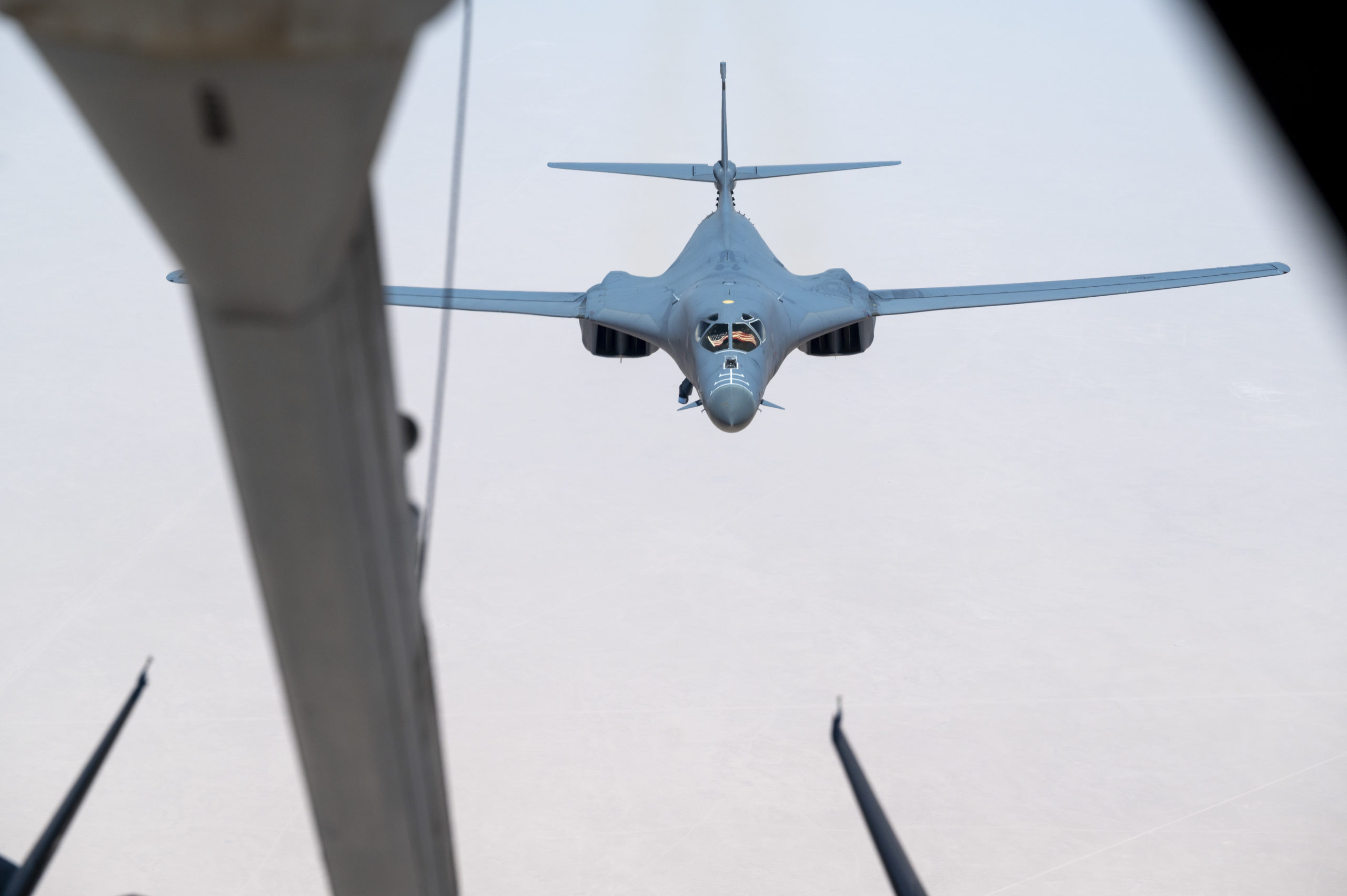 PHOTOS: US Flexes 'Overwhelming Power' In Middle East With B-1 Mission