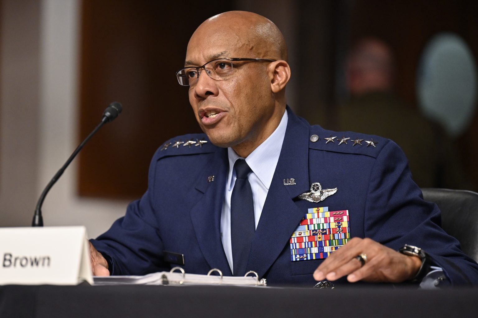 Brown's Confirmation Hearing for Chairman of Joint Chiefs to Be Held ...