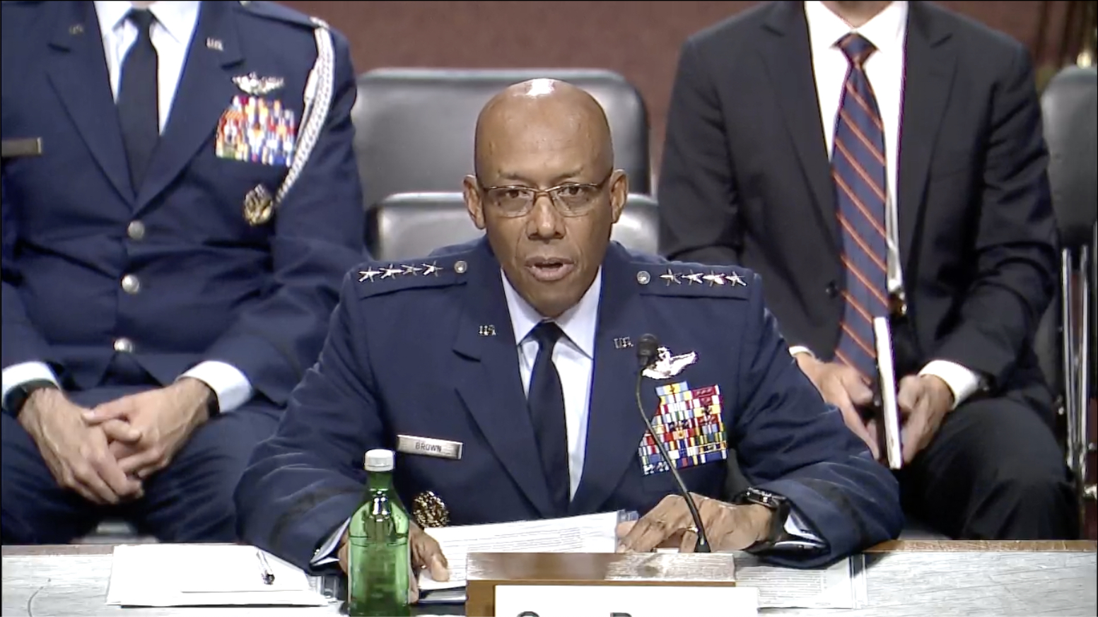 Brown Stresses the ‘Value of Airpower,’ China and Russia Threats in CJCS Confirmation Hearing