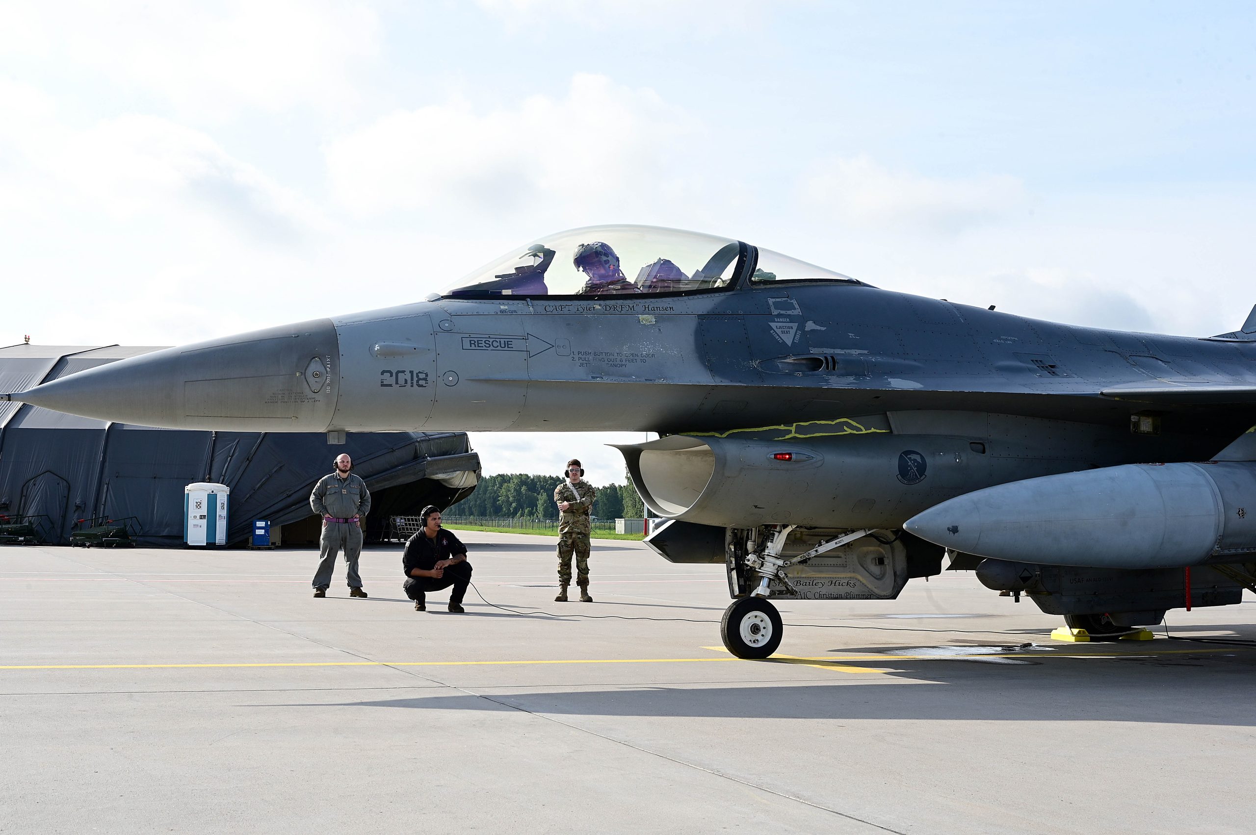 USAF Aircraft from Across Europe Join in on ACE Exercise