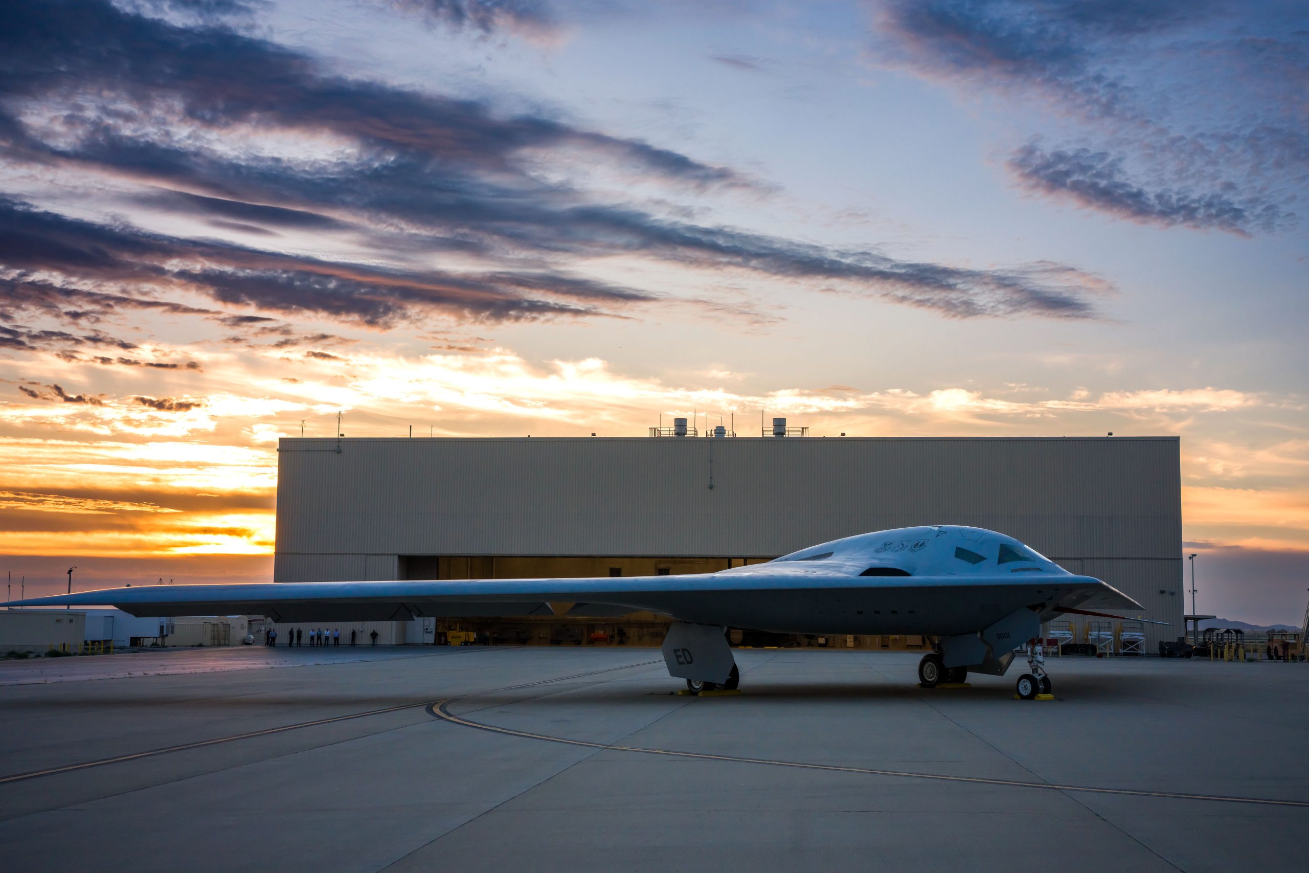 New B-21 Bomber Takes First Flight