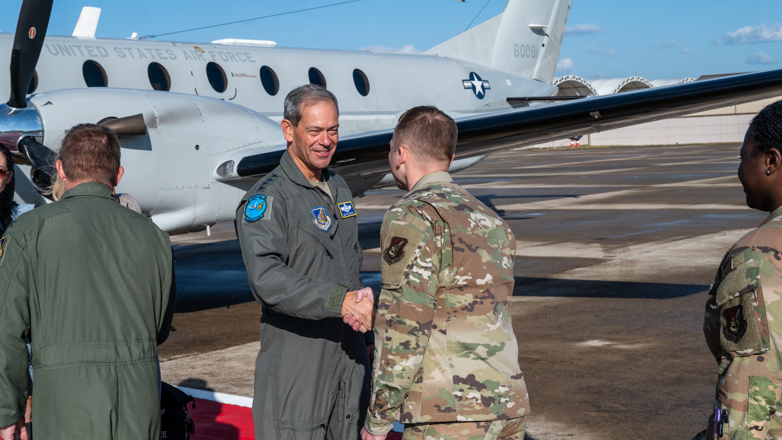PACAF Leaders Visit South Korea Bases and Talk Readiness