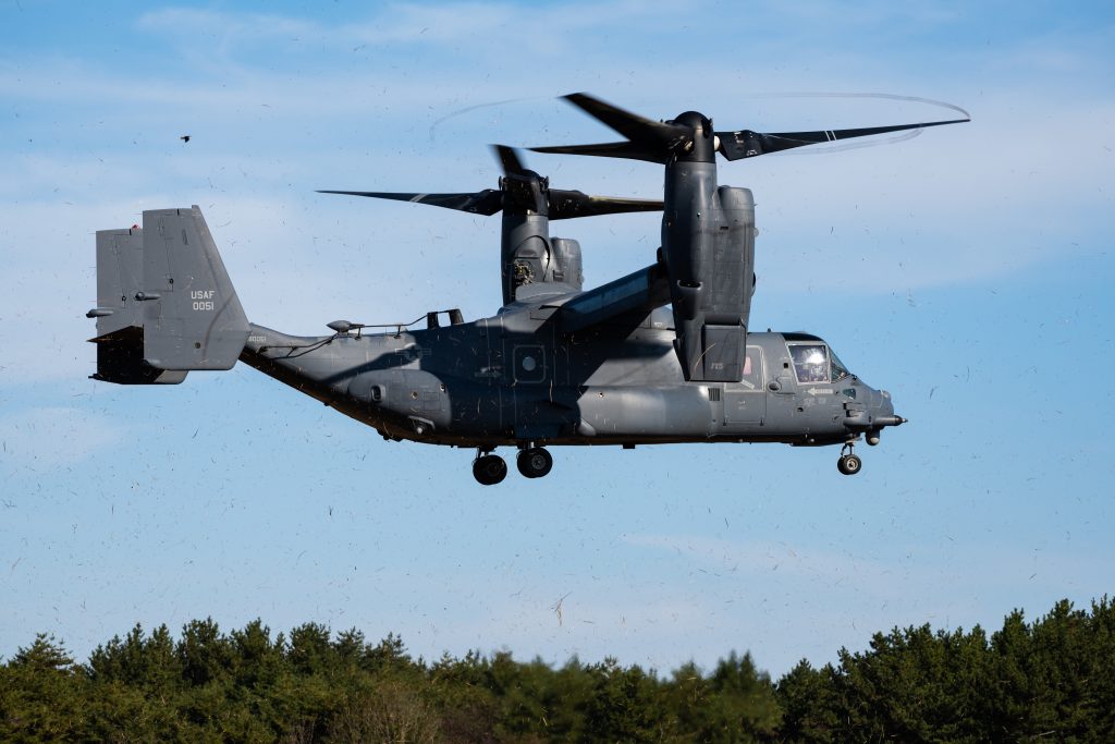 CV-22 Osprey Crashes Off Southern Japan with 8 Airmen Aboard