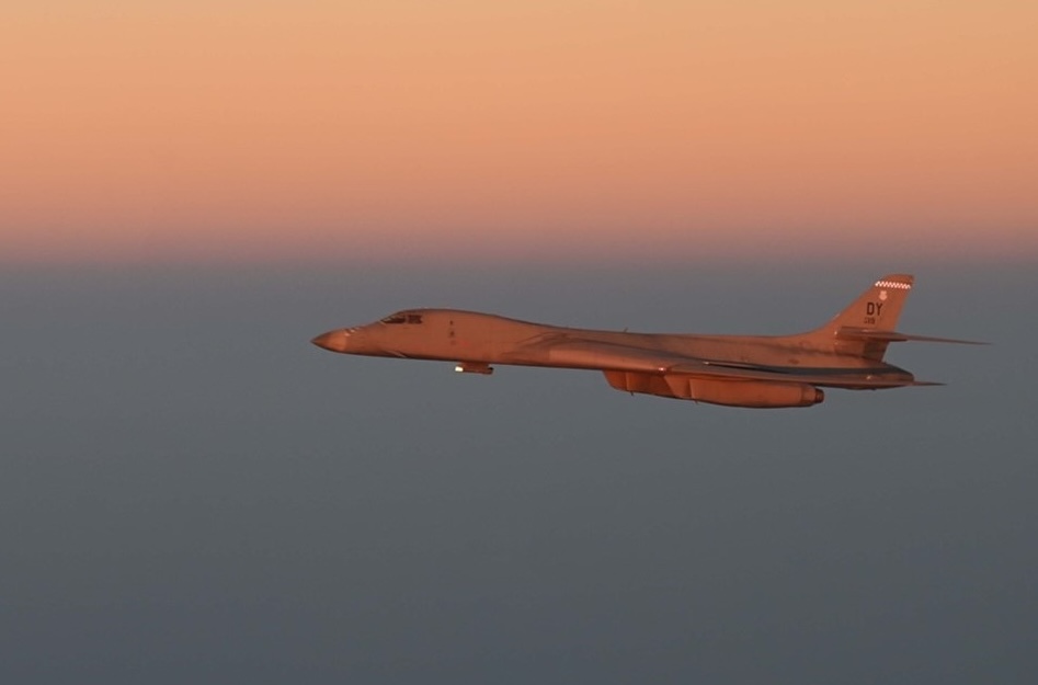 B-1 Bombers, Guided-Missile Submarine in Middle East