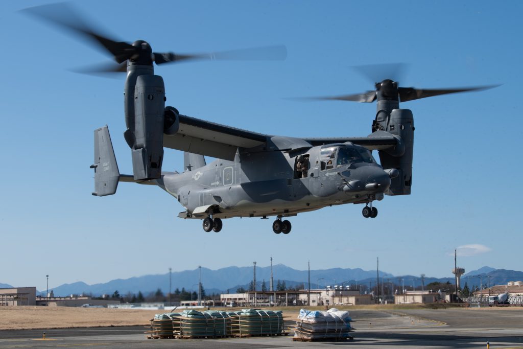 Air Force Pulls CV-22 Osprey from Exercise with Japan to Focus on ‘Internal Training’