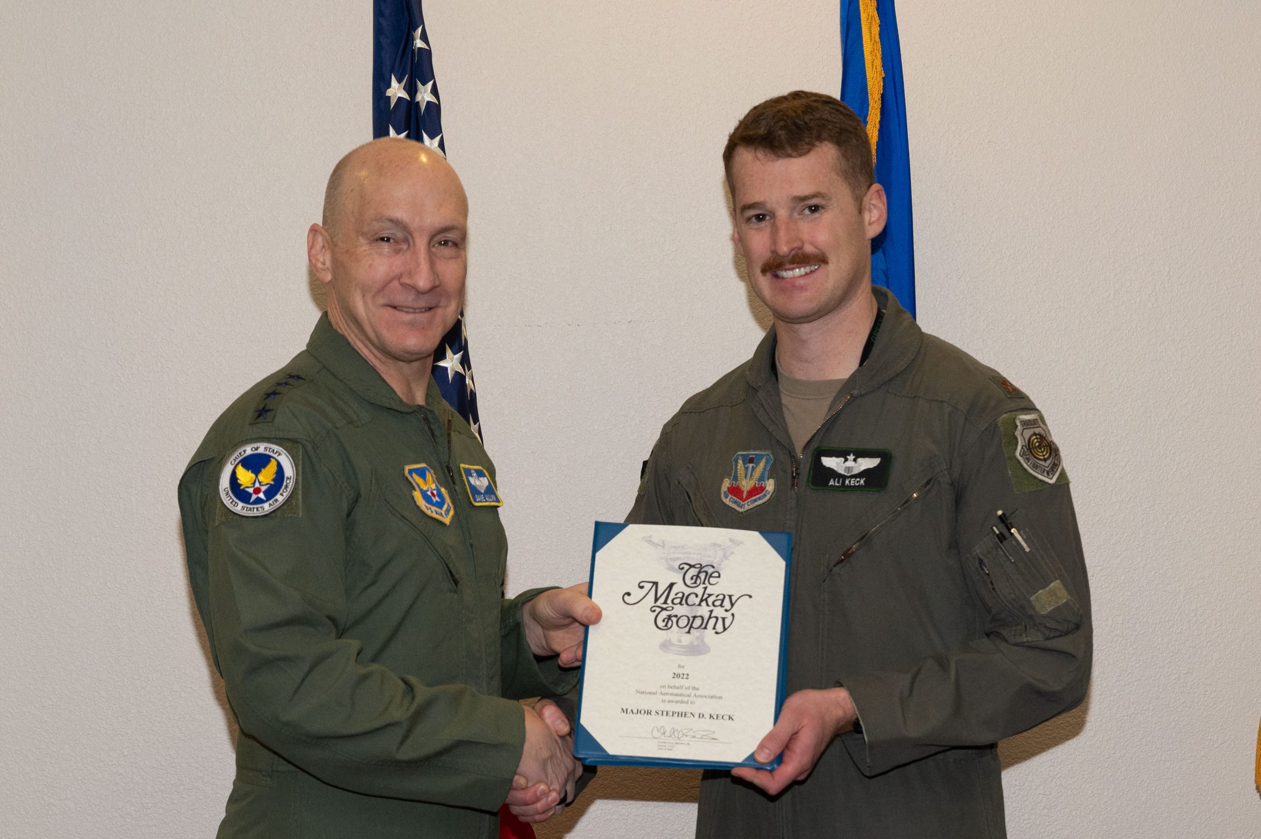Quick Actions Earn F-15E Pilot the Mackay Trophy for Daring Secret Mission