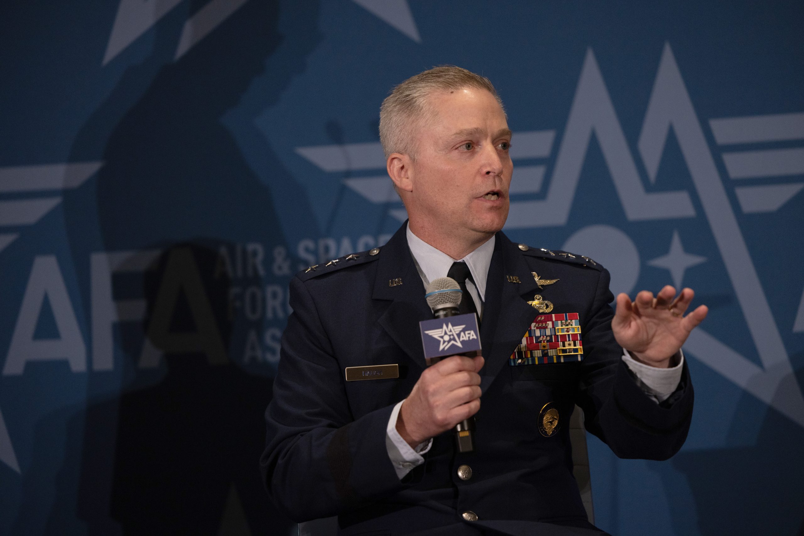 Haugh Becomes First Airman to Take Command at CYBERCOM