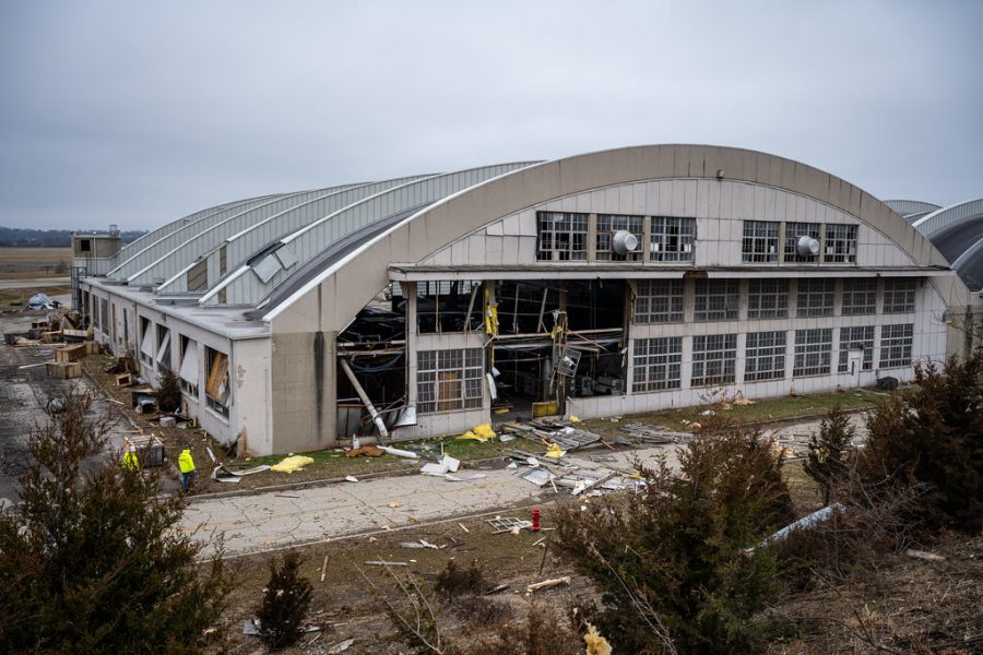 Tornado Damages Wright-Patt And National U.S. Air Force Museum