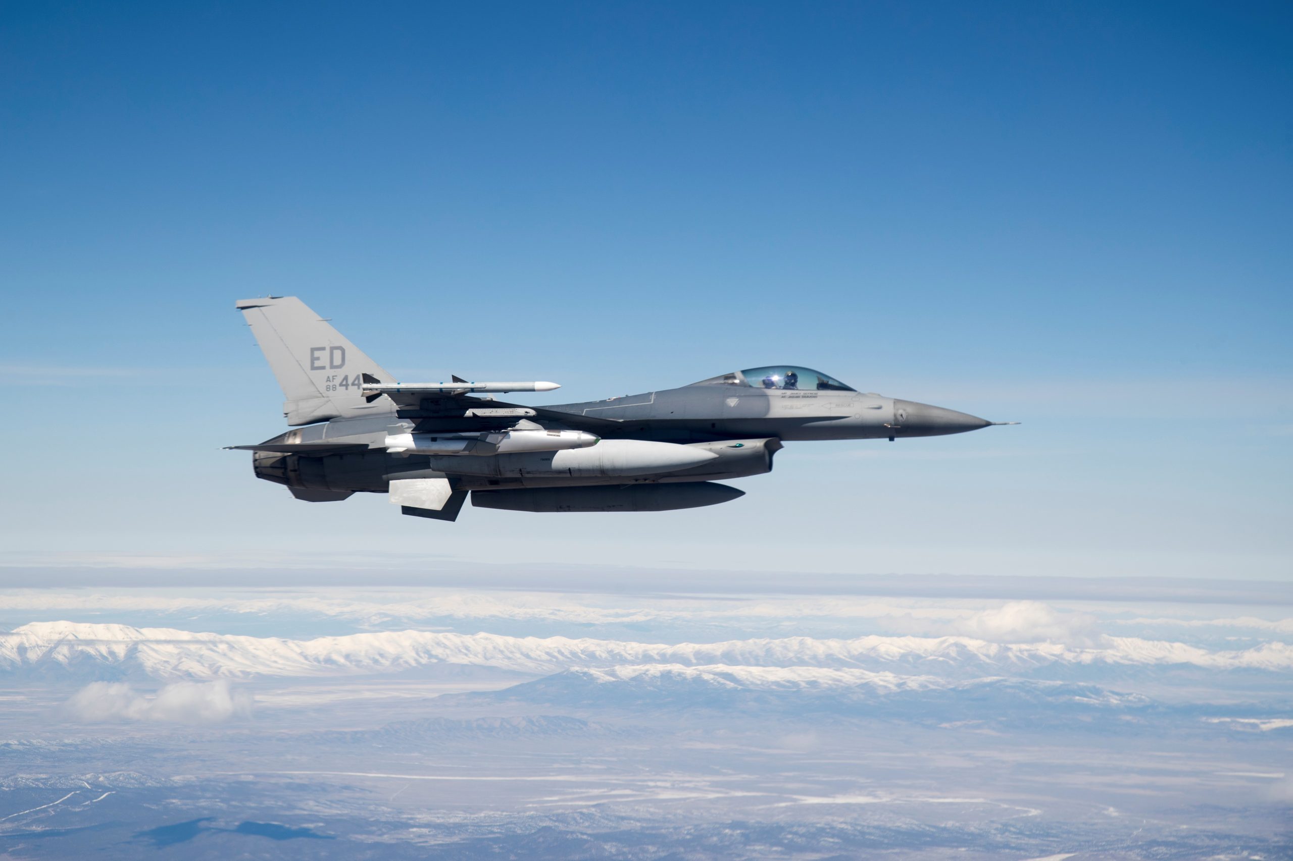 Three F-16s Arrive at Eglin, Ready to Be Modified to Test Autonomous Tech