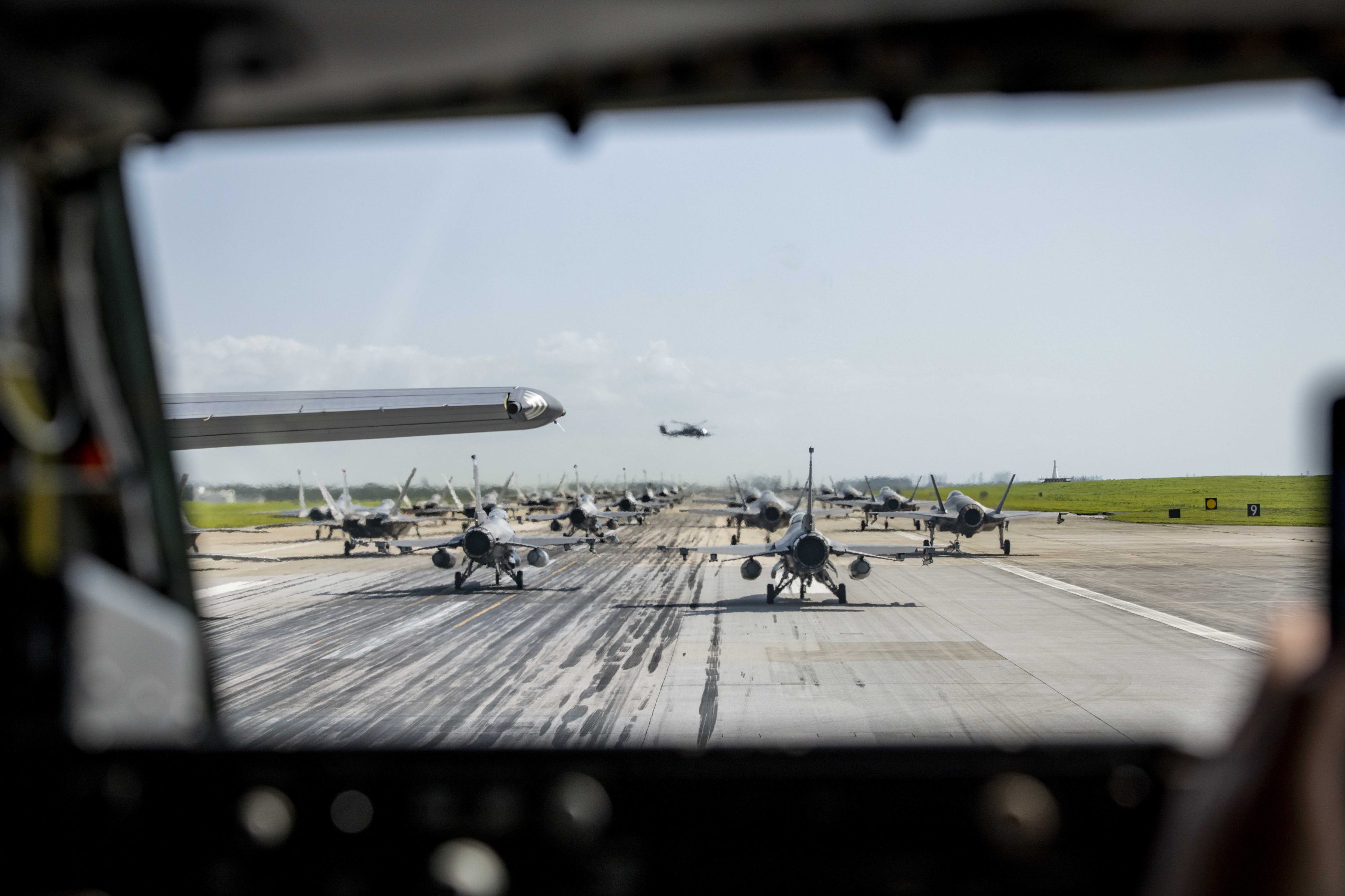 PHOTOS: Kadena Welcomes New F-22s and F-16s with Elephant Walk