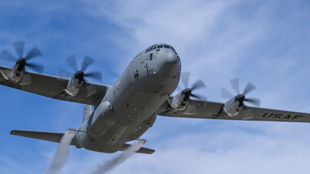 Pentagon’s Only Aerial Spray Unit Tests Its Life-Saving Mission on New C-130J