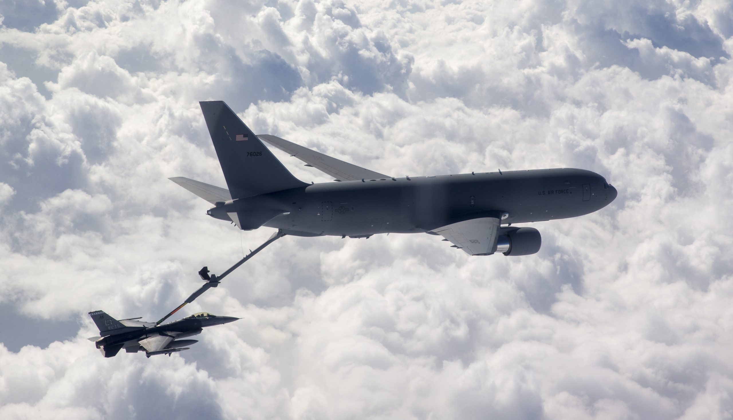 ‘A Chunk Taken Out of His Spine’: F-16, KC-46 in Refueling Incident over Europe