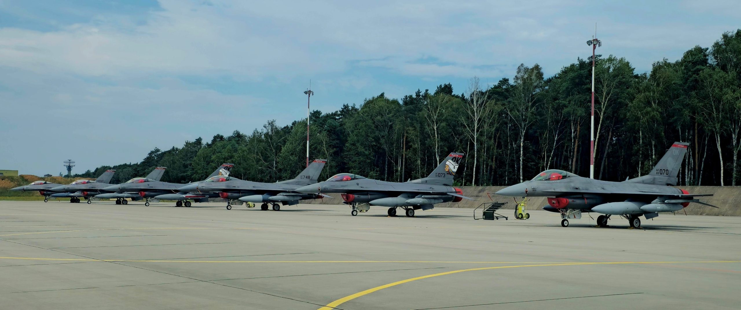 USAF F-16s Deploy to Poland and Bulgaria