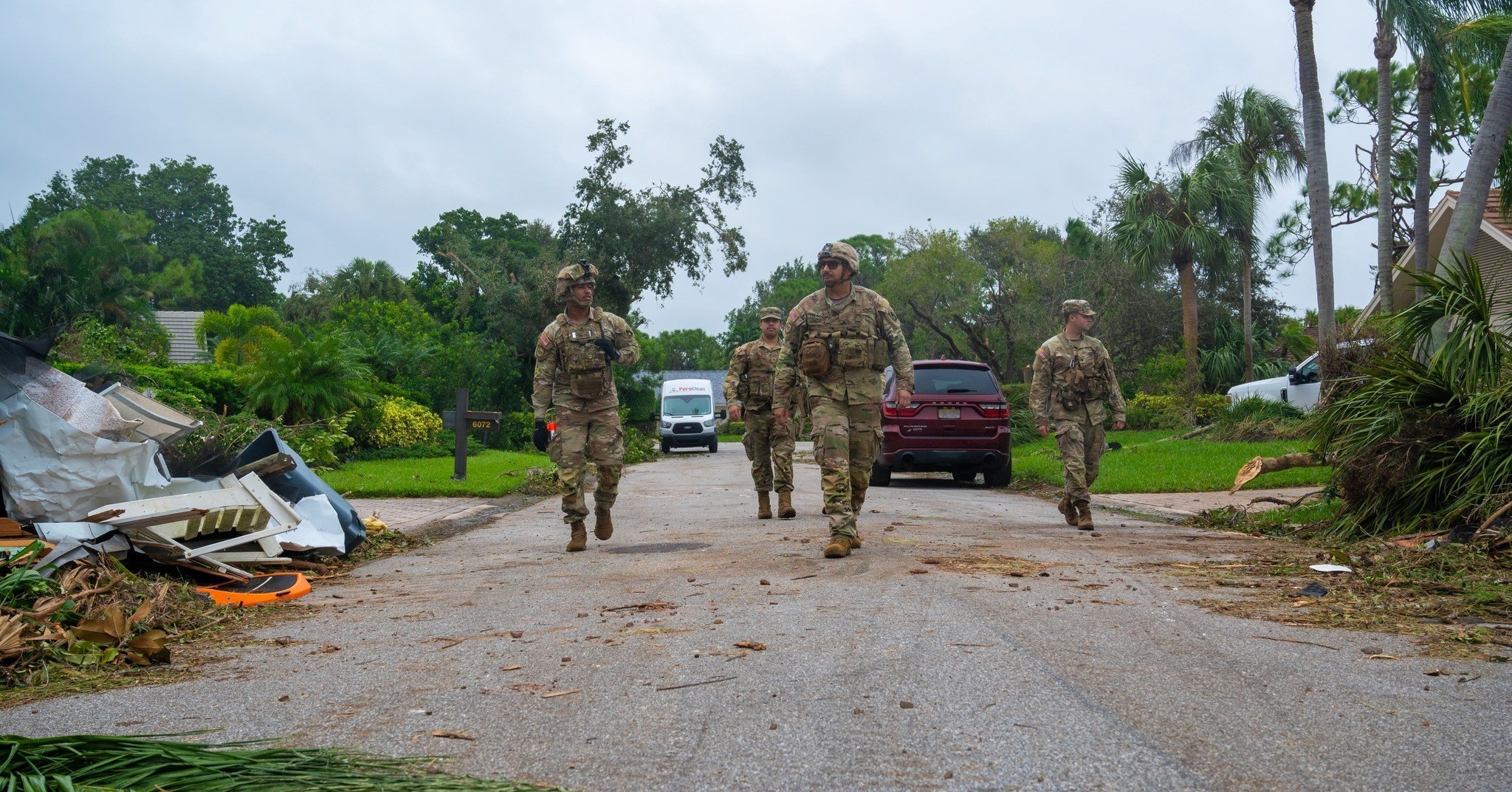 Far-Flung Guardsmen Still in Southeast as Hurricane Recovery Continues