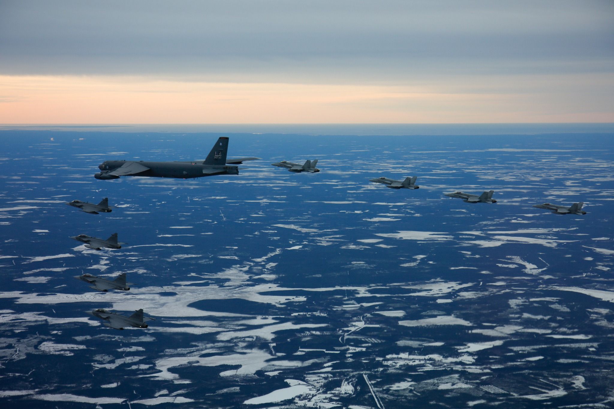 PHOTOS: Nearly 15 Percent of Air Force B-52 Bombers Deployed